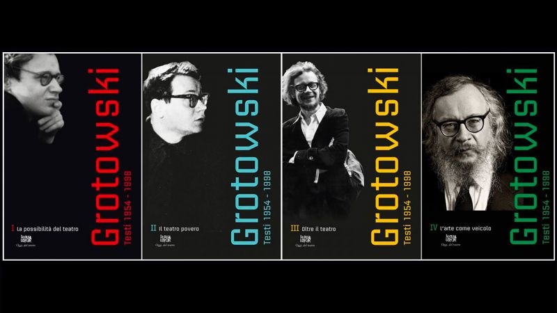 Présentation des publications des écrits de Jerzy Grotowski de 1954 à 1998