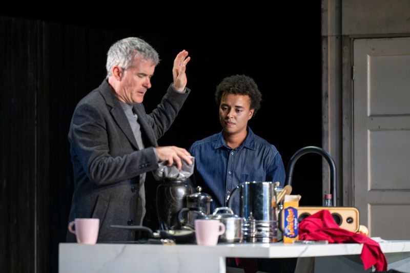 Left to right_ Nick Fletcher (playing Chris) and Tylan Grant (Leni) in the European touring production of The Other Place. Photo credit_ Martin Argyroglo for A Zeldin Company.jpg