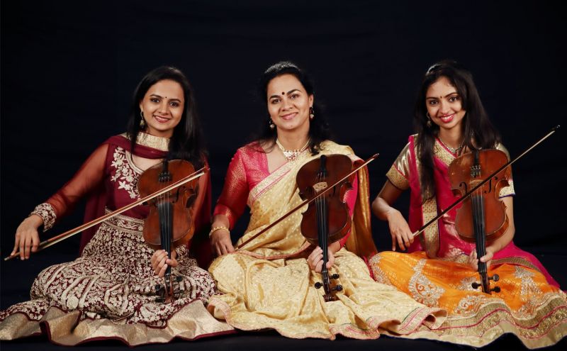 Sangeeta Shankar and daughters