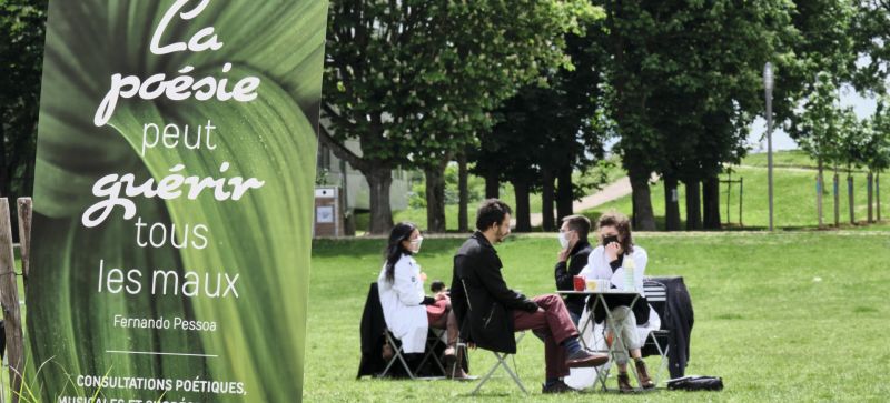 Week-end consultations poétiques dans les parcs et jardins