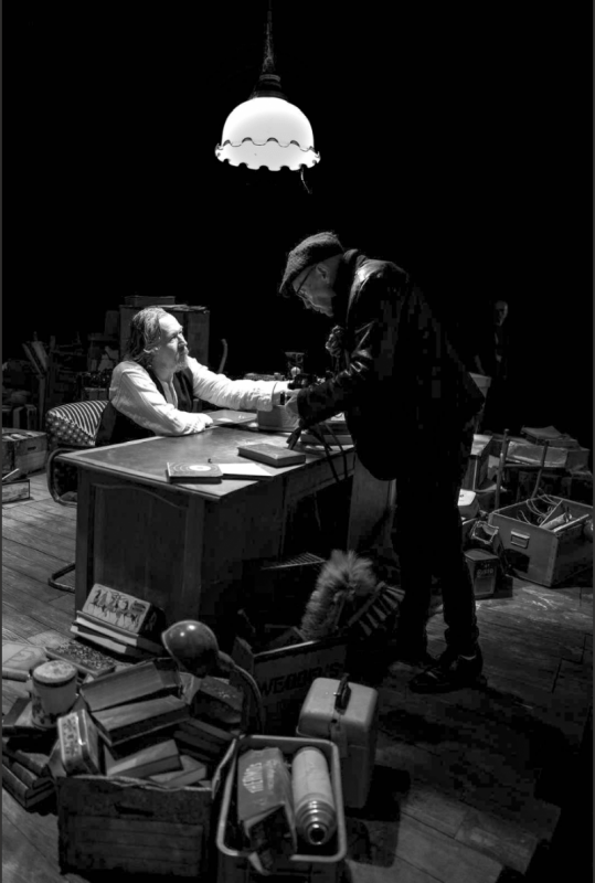 Gary Oldman playing Krapps Last Tape and John Minihan, Theatre Royal, York, England 2025 (c) Giselle Schmidt.png